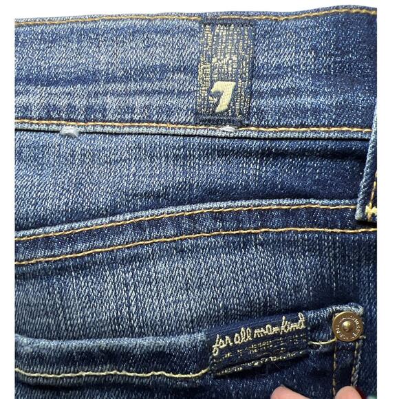 Seven for All Mankind Skinny Stretch Blue Jean size 29 - Picture 7 of 10